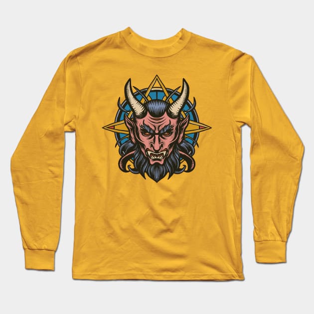 Occult Harmony: Stanic Spellwork Long Sleeve T-Shirt by Lucifer